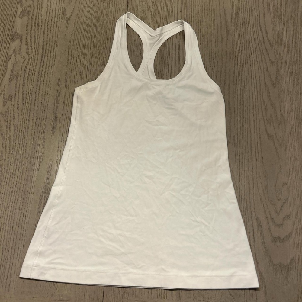 Lululemon Athletica White Tank Top